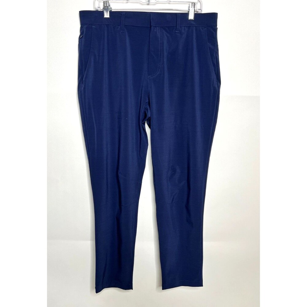 Fabletics The Only Pant Mens Large Navy Blue Performance Golf 36X29 Pants
